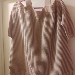 Jessica Simpson off the shoulder sweater material